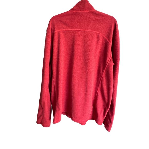 The North Face men’s Canyonlands sz XXL full zip chest zip pocket orange jacket - Picture 3 of 9